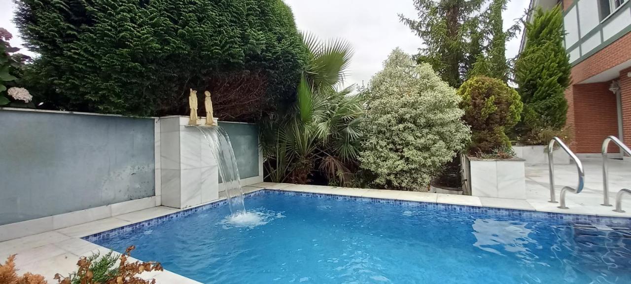 Chalet Con Piscina, Sauna Y Jacuzzi Cerca Del Mar A Media Hora De Bilbao Y Santander El Puente  Εξωτερικό φωτογραφία